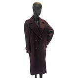 Women's Winter Double Breasted  Long Sleeve Notch Lapel Long Length Overcoat