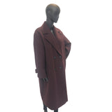 Women's Winter Double Breasted  Long Sleeve Notch Lapel Long Length Overcoat