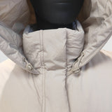 Women's Loose-Fit Slimming Thick Warm Hooded Solid-Color Short Down Cotton Coat