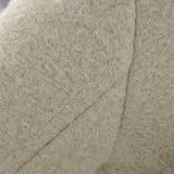 Women's Pearl Skin Double-Breasted Notch Lapel Long-Sleeved Medium-Length Overcoat