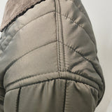 Men's Corduroy Stand Collar Zipper Cotton Coat Jacket