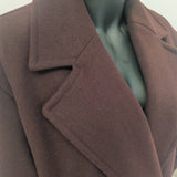 Women's Winter Double Breasted  Long Sleeve Notch Lapel Long Length Overcoat